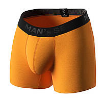 Мужские анатомические боксеры Intimate Black Series оранжевый MAN's SET S BK, код: 7558788