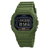 Часы Skmei 1628BOXAGBK Army Green Black BOX PZ, код: 2491991