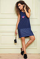 Літнє плаття без рукавів синього кольору з принтом 167R051 Ager XS VK, код: 8231527