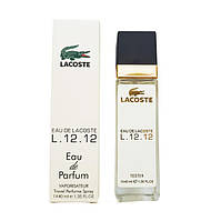 Туалетная вода Lacoste Eau De L.12.12 Blanc - Travel Perfume 40ml MP, код: 7553893
