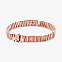 Серебряный браслет Pandora Reflexions Rose Gold 587712 23 GG, код: 7360284