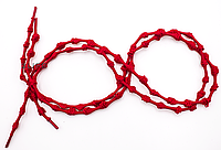 Шнурки для обуви с узелками эластичные 2Life Красный (n-515) IN, код: 1679459