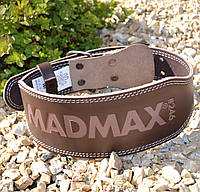 Пояс кожаный для тяжелой атлетики MadMax MFB-246 Full leather L Chocolate brown z114-2024