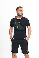Комплект Intruder Тризуб футболка и шорты + бананка черные XXXL (1680956977 5) UP, код: 8288813