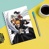 Скетчбук Sketchbook блокнот для рисования с принтом "Bleach-Блич" А3 Кавун 48 z115-2024