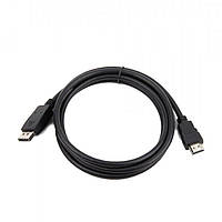 Кабель Cablexpert CC-DP-HDMI-3M, DisplayPort-HDMI, M M, 3м, черный QT, код: 6703811