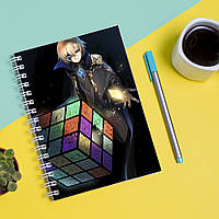 Скетчбук Sketchbook блокнот для рисования с принтом "Genshin Impact - Геншин Удар 16" А3 Кавун 48 z115-2024