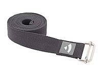 Ремінь для йоги Asana Belt Bodhi антрацит 250×3.8 см z118-2024