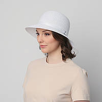 Шляпа женская со средними полями LuckyLOOK 817-969 One size Белый EJ, код: 7440089