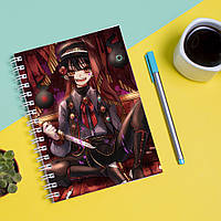 Скетчбук Sketchbook блокнот для рисования с принтом Jibaku Shounen Hanako-kun Туалетный мальчик Ханако 2 А3