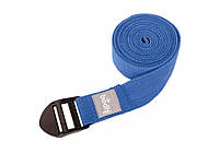 Ремінь для йоги Asana Bodhi синій 250×3.8 см z118-2024