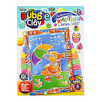 Набор креативного творчества BUBBLE CLAY Danko Toys BBC-02-01U -06U витражная картина Утка UL, код: 8241626