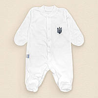 Человечек Dexters для новорожденного с украинской символикой 62 см белый (131632968758) GT, код: 8335617