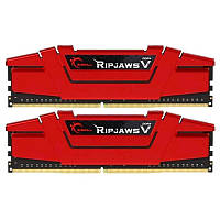 Оперативная память DDR4 32GB 2х16GB 3600 G.Skill Ripjaws V Red (F4-3600C19D-32GVRB) UM, код: 1656030