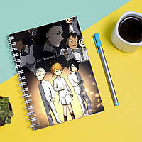 Скетчбук Sketchbook блокнот для рисования с принтом The Promised Neverland - Обещанный Неверленд 6 А3 Кавун 48