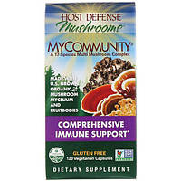 Натуральная добавка для иммунитета Fungi Perfecti MyCommunity Comprehensive Immune Support 120 Veg Caps