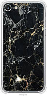 Чехол силиконовый противоударный с усиленными углами Endorphone iPhone 7 Черный мрамор (3846s AG, код: 7945184