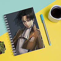 Скетчбук Sketchbook блокнот для рисования с принтом Львы аниме Атака Титанов Attack on Titan Levy А3 Кавун 48