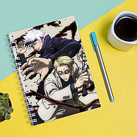 Скетчбук Sketchbook блокнот для рисования с принтом Магическая битва-Jujutsu Kaisen А3 Кавун 48 z115-2024