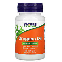 Масло Орегано NOW Foods Oregano Oil 90 Softgels IN, код: 7518509