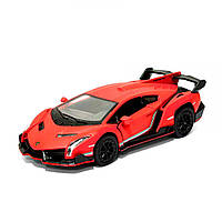 Машинка Lamborghini красная Kinsmart (KT5370W) PZ, код: 7848146