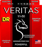 Струны для электрогитары DR VTE-11 Veritas Quantum Nickel Electric 11 50 BM, код: 6556361