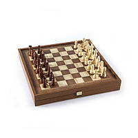 Набор Manopoulos, шахматы, шашки и нарды в деревянном футляре 26х26см, 1.2 кг (STP28E) IX, код: 2351105