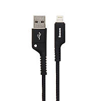 Кабель Baseus CALSR USB на Lightning 1 m Black NX, код: 7813430