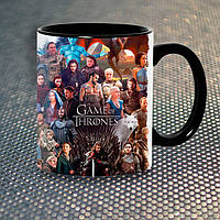 Чашка Fan Girl Все Персонажи Игры Престолов Game of Thrones New (14453) 330 мл Разноцветный DS, код: 7588207
