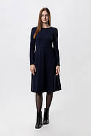 Платье однотонное женское LAWA WBC02354 S Темно-синий (2000990263889) IX, код: 8417953