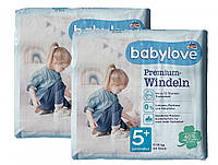 Детские одноразовые подгузники Babylove Premium 5+ Junior plus 11-18 кг 68 шт DH, код: 8104969