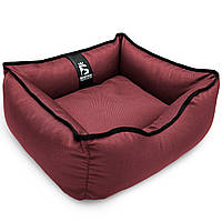 Лежак для собак и котов EGO Bosyak Waterproof XS 50x45 Бордовый (спальное место для собак и к TO, код: 7635033