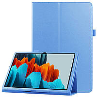 Чехол-книжка Litchi Leather Case для Samsung Galaxy Tab S7 11.0 T870 T875 (Wake Sleep) Li DH, код: 7338688