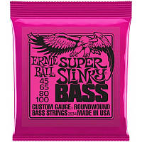 Струны для бас-гитары Ernie Ball 2834 Super Slinky Nickel Wound 4-String Bass 45 100 BK, код: 6555410