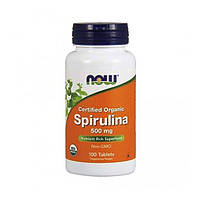 Спирулина NOW Foods Spirulina 500 mg 100 Tabs IN, код: 7518569