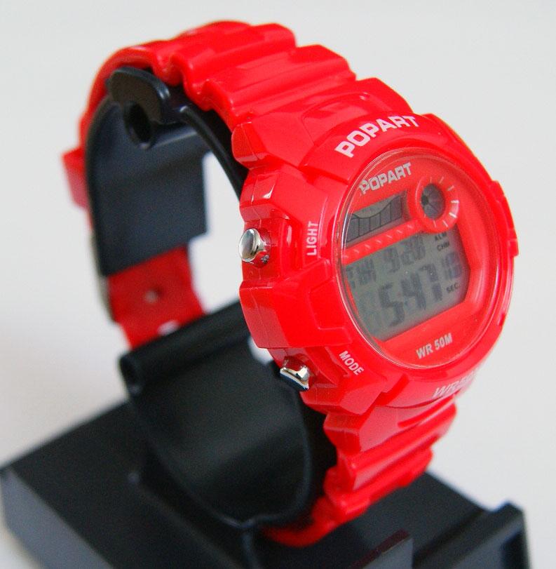 Часы Popart Красный (POP-540) PZ, код: 8303510 - фото 3 - id-p2162059400