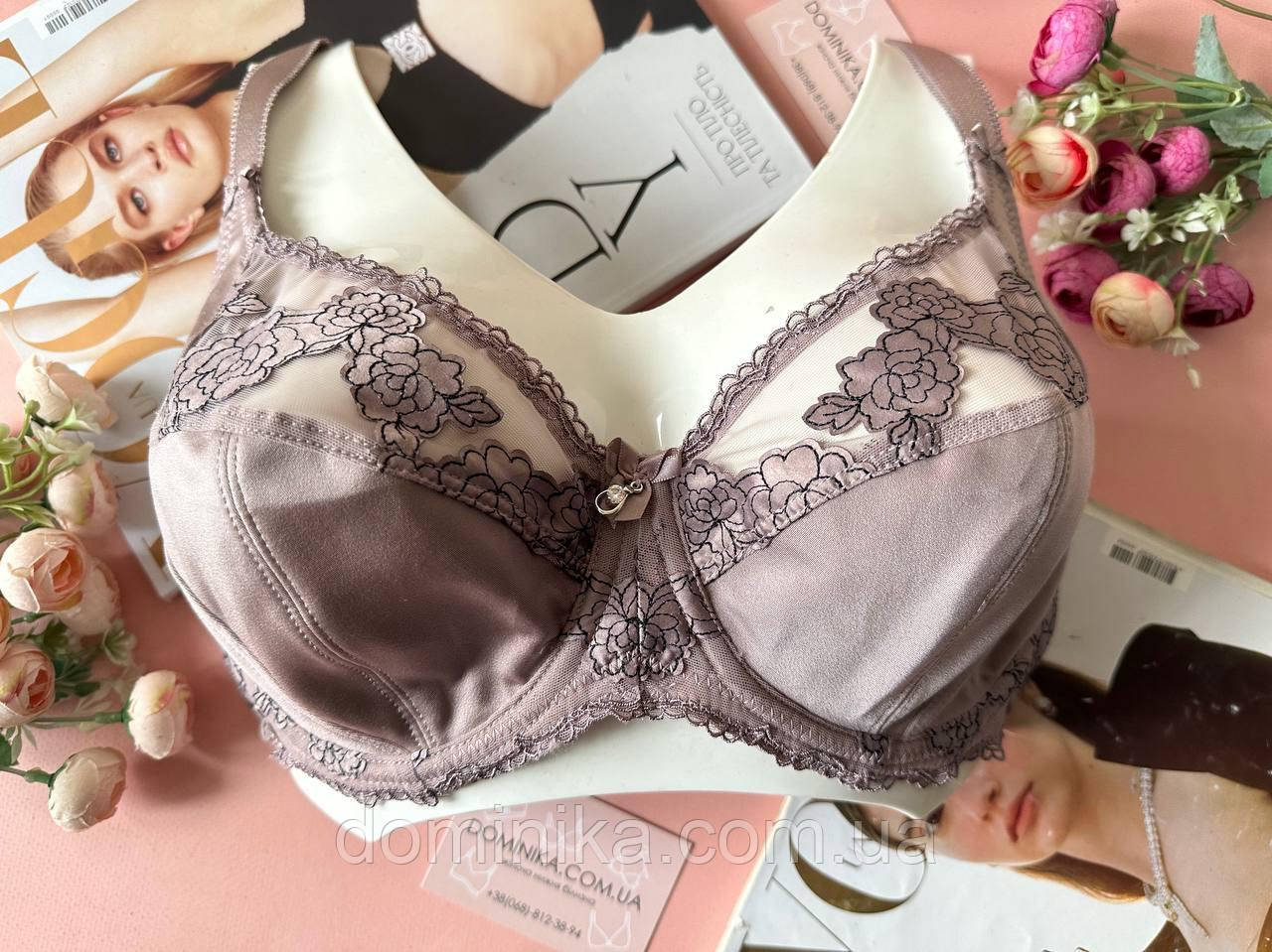 90G Бюстгальтер великого розміру на чашку G капучино