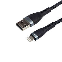 Кабель Remax USB RC-C006A Anti - oxidation USB - Lightning 2.4A 1 m Черный GG, код: 7765628
