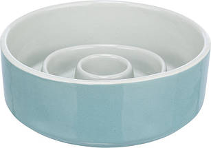 Миска для повільного годування Trixie керамічна 450 мл блакитний z118-2024