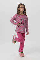 Пижама для девочки Cotton more 38525 8-9 лет Розовый (2000990041753) z115-2024