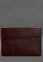 Кожаный чехол-конверт на магнитах для ноутбука Универсальный Бордовый BlankNote AG, код: 8132059
