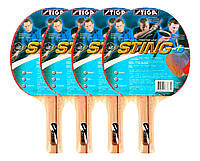 Ракетки для настольного тенниса Stiga Sting 4Set (9796) UL, код: 1681350