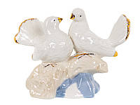 Фигурка интерьерная фарфор Pigeons 18 cm Lefard z118-2024