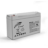 Аккумуляторная батарея AGM Ritar RT6100 6V 10Ah PZ, код: 6663505