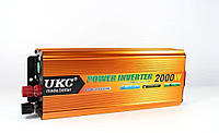 Преобразователь автомобильный напряжения инвертор UKC AC/DC SSK 2000W 12V (1756374642) z117-2024