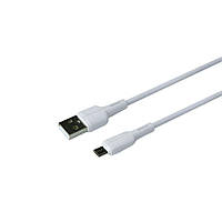 Кабель Ridea RC-M111 Prima Fast Charging 60W USB - microUSB 3A 1 m White GG, код: 7786850