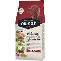 Корм Ownat Classic Dog Adult Complete сухой полнорационный со свежим мясом курицы для взрослых собак 20 кг