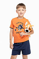 Пижама для мальчика Guava 11026 2-3 года Оранжевый (2000989729693) AG, код: 8367106