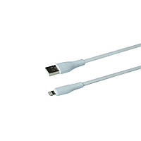 Кабель для зарядки и передачи данных Borofone BX85 USB на Lightning 1 м 2.4A Белый QT, код: 7824093