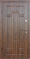 Двери входные металлические уличные Ескада ПВХ 2 Ваш ВиД Дуб бронзовый ПВХ 02 860,960х2040х68 Правое/Левое